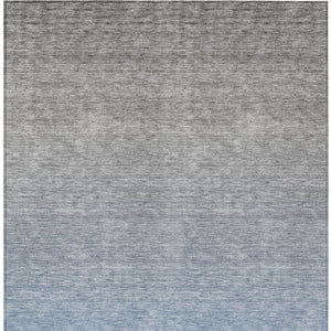 Homeroots 3' Beige Tan And Taupe Ombre Washable Area Rug - Stylish Design For Indoor And Outdoor Spaces 8' X 10' Polyester 588549