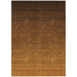 HomeRoots 9' Chocolate and Brown Ombre Indoor Outdoor Area Rug - Durable, Washable, Stylish for Any Space 9' X 12' 588556