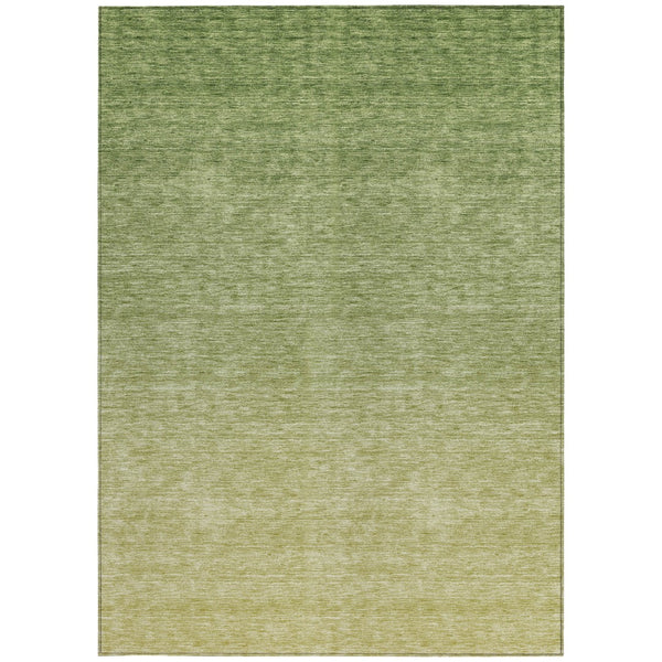 Homeroots 3' Beige Tan And Taupe Ombre Washable Area Rug - Stylish Design For Indoor And Outdoor Spaces 3' X 5' Polyester 588558