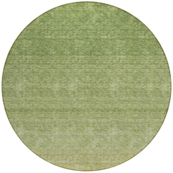 Homeroots 3' Beige Tan And Taupe Ombre Washable Area Rug - Stylish Design For Indoor And Outdoor Spaces 8' Round Polyester 588560