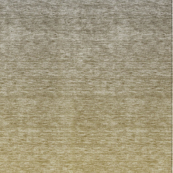 Homeroots 3' Beige Tan And Taupe Ombre Washable Area Rug - Stylish Design For Indoor And Outdoor Spaces 3' X 5' Polyester 588564