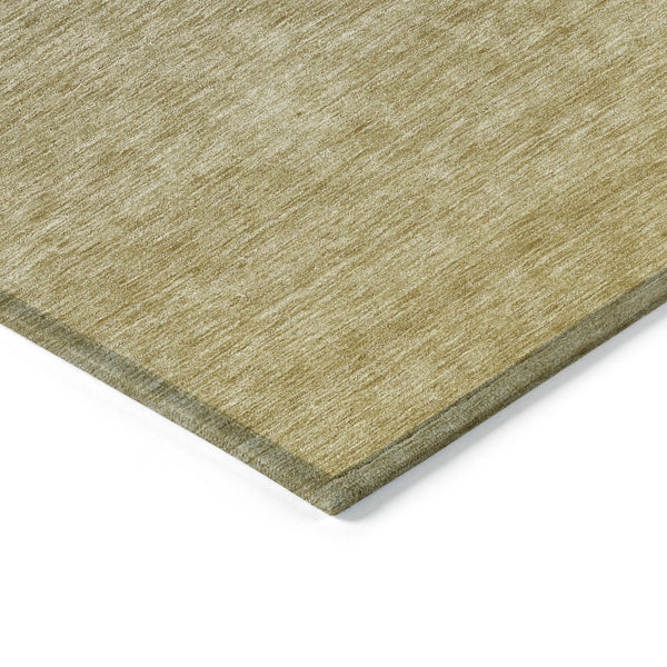 Homeroots 3' Beige Tan And Taupe Ombre Washable Area Rug - Stylish Design For Indoor And Outdoor Spaces 5' X 8' Polyester 588565
