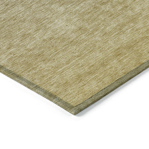 Homeroots 3' Beige Tan And Taupe Ombre Washable Area Rug - Stylish Design For Indoor And Outdoor Spaces 10' X 14' Polyester 588569