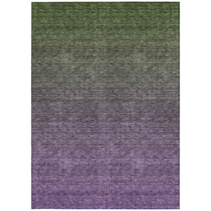 Homeroots 3' Beige Tan And Taupe Ombre Washable Area Rug - Stylish Design For Indoor And Outdoor Spaces 5' X 8' Polyester 588571