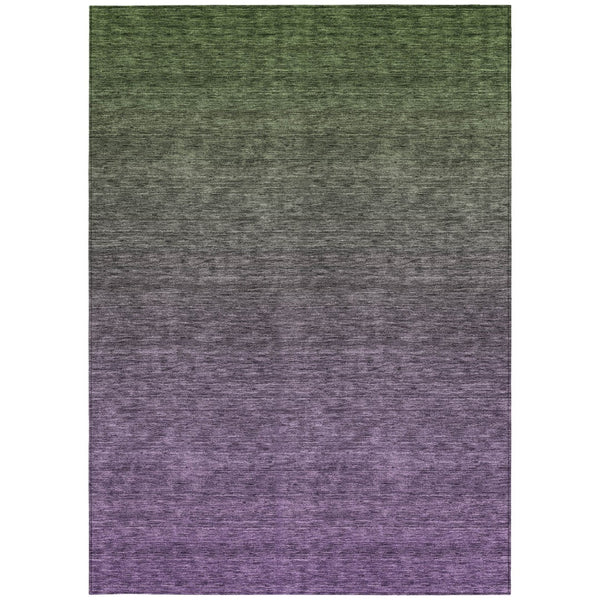 Homeroots 3' Beige Tan And Taupe Ombre Washable Area Rug - Stylish Design For Indoor And Outdoor Spaces 5' X 8' Polyester 588571