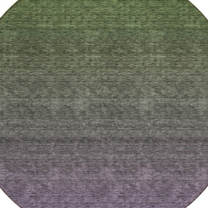 Homeroots 3' Beige Tan And Taupe Ombre Washable Area Rug - Stylish Design For Indoor And Outdoor Spaces 8' Round Polyester 588572