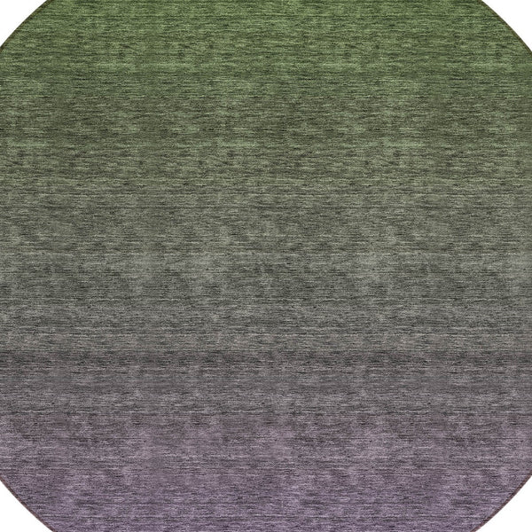 Homeroots 3' Beige Tan And Taupe Ombre Washable Area Rug - Stylish Design For Indoor And Outdoor Spaces 8' Round Polyester 588572