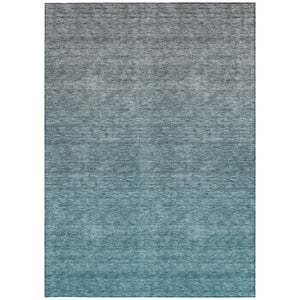 Homeroots 3' Beige Tan And Taupe Ombre Washable Area Rug - Stylish Design For Indoor And Outdoor Spaces 3' X 5' Polyester 588576