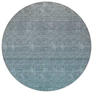 Homeroots 3' Beige Tan And Taupe Ombre Washable Area Rug - Stylish Design For Indoor And Outdoor Spaces 8' Round Polyester 588578