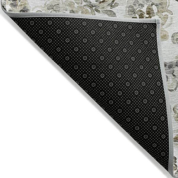 HomeRoots 9' Timeless Brown Ivory Tan Paisley Indoor Outdoor Rug - Durable, Washable, Family-Friendly Design 9' X 12' 588640