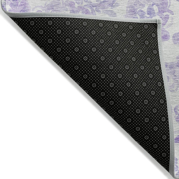 HomeRoots 9' Elegant Lavender Ivory Purple Paisley Indoor Outdoor Area Rug for Stylish Living Spaces 9' X 12' 588652