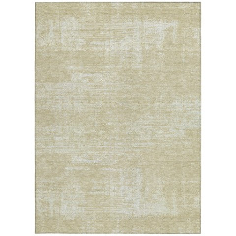 Homeroots 3' Beige Tan And Taupe Abstract Washable Area Rug – Versatile Indoor/Outdoor Decor For Any Space 8' X 10' Polyester 588765