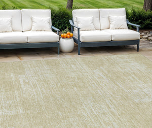 Homeroots 3' Beige Tan And Taupe Abstract Washable Area Rug – Versatile Indoor/Outdoor Decor For Any Space 9' X 12' Polyester 588766