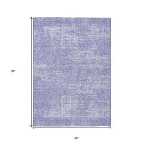 Homeroots 3' Beige Tan And Taupe Abstract Washable Area Rug – Versatile Indoor/Outdoor Decor For Any Space 3' X 5' Polyester 588780