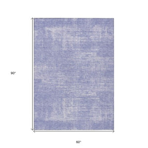 Homeroots 3' Beige Tan And Taupe Abstract Washable Area Rug – Versatile Indoor/Outdoor Decor For Any Space 5' X 8' Polyester 588781