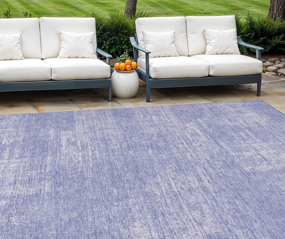HomeRoots 9' Abstract Lavender and Lilac Area Rug – Washable, Durable, Perfect for Indoor and Outdoor Spaces 9' X 12' 588784
