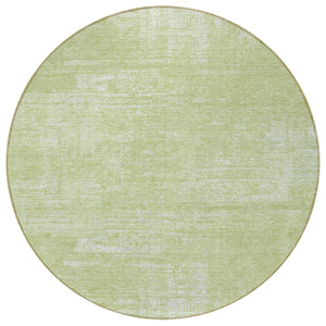 Homeroots 3' Beige Tan And Taupe Abstract Washable Area Rug – Versatile Indoor/Outdoor Decor For Any Space 8' Round Polyester 588788
