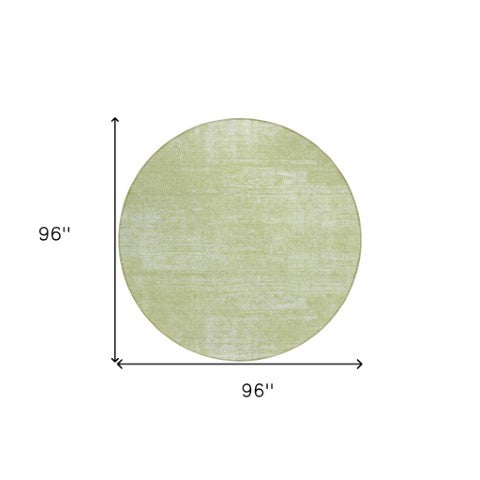 Homeroots 3' Beige Tan And Taupe Abstract Washable Area Rug – Versatile Indoor/Outdoor Decor For Any Space 8' Round Polyester 588788
