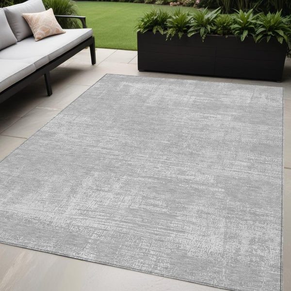 Homeroots 3' Beige Tan And Taupe Abstract Washable Area Rug – Versatile Indoor/Outdoor Decor For Any Space 5' X 8' Polyester 588793