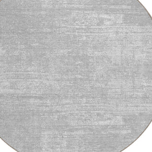 Homeroots 3' Beige Tan And Taupe Abstract Washable Area Rug – Versatile Indoor/Outdoor Decor For Any Space 8' Round Polyester 588794