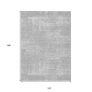 Homeroots 3' Beige Tan And Taupe Abstract Washable Area Rug – Versatile Indoor/Outdoor Decor For Any Space 10' X 14' Polyester 588797