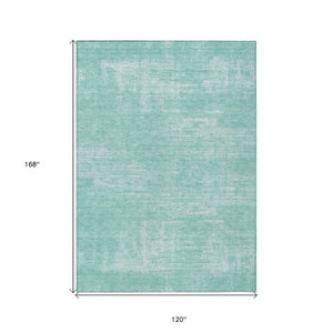 Homeroots 3' Beige Tan And Taupe Abstract Washable Area Rug – Versatile Indoor/Outdoor Decor For Any Space 10' X 14' Polyester 588803