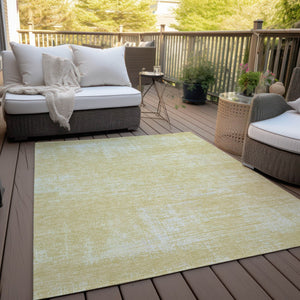 Homeroots 3' Beige Tan And Taupe Abstract Washable Area Rug – Versatile Indoor/Outdoor Decor For Any Space 8' X 10' Polyester 588807