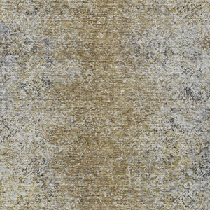 Homeroots 3' Brown Beige And Charcoal Oriental Washable Area Rug For Indoor Or Outdoor Use, Durable Design 5' X 8' Polyester 588811