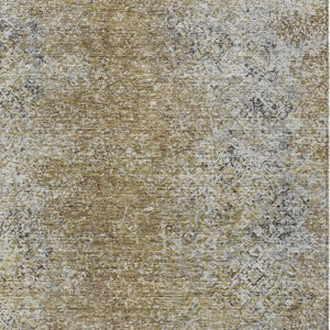 Homeroots 3' Brown Beige And Charcoal Oriental Washable Area Rug For Indoor Or Outdoor Use, Durable Design 9' X 12' Polyester 588814