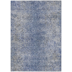 Homeroots 3' Brown Beige And Charcoal Oriental Washable Area Rug For Indoor Or Outdoor Use, Durable Design 5' X 8' Polyester 588817