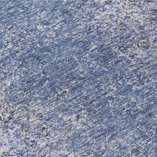 Homeroots 3' Brown Beige And Charcoal Oriental Washable Area Rug For Indoor Or Outdoor Use, Durable Design 8' Round Polyester 588818