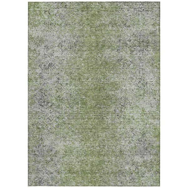 Homeroots 3' Brown Beige And Charcoal Oriental Washable Area Rug For Indoor Or Outdoor Use, Durable Design 3' X 5' Polyester 588822