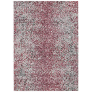 Homeroots 3' Brown Beige And Charcoal Oriental Washable Area Rug For Indoor Or Outdoor Use, Durable Design 3' X 5' Polyester 588828