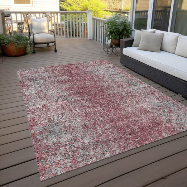 Homeroots 3' Brown Beige And Charcoal Oriental Washable Area Rug For Indoor Or Outdoor Use, Durable Design 3' X 5' Polyester 588828