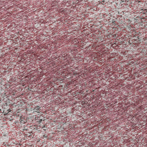 Homeroots 3' Brown Beige And Charcoal Oriental Washable Area Rug For Indoor Or Outdoor Use, Durable Design 8' Round Polyester 588830