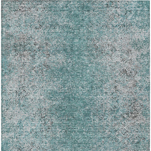Homeroots 3' Brown Beige And Charcoal Oriental Washable Area Rug For Indoor Or Outdoor Use, Durable Design 5' X 8' Polyester 588841