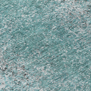 Homeroots 3' Brown Beige And Charcoal Oriental Washable Area Rug For Indoor Or Outdoor Use, Durable Design 8' Round Polyester 588842