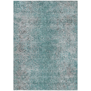 Homeroots 3' Brown Beige And Charcoal Oriental Washable Area Rug For Indoor Or Outdoor Use, Durable Design 10' X 14' Polyester 588845