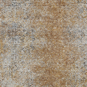 Homeroots 3' Brown Beige And Charcoal Oriental Washable Area Rug For Indoor Or Outdoor Use, Durable Design 3' X 5' Polyester 588846