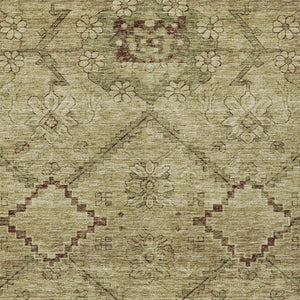 Homeroots 3' Inviting Floral Washable Area Rug For Indoor And Outdoor Spaces – Durable, Stain-resistant Design 3' X 5' Polyester 588882