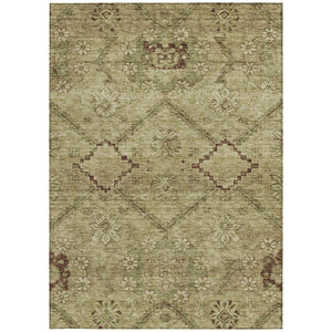 Homeroots 3' Inviting Floral Washable Area Rug For Indoor And Outdoor Spaces – Durable, Stain-resistant Design 5' X 8' Polyester 588883