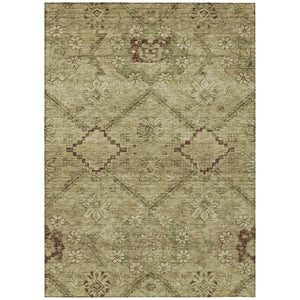 HomeRoots 5' Timeless Floral Indoor Outdoor Area Rug - Durable, Washable, Perfect for High-Traffic Spaces 5' X 8' 588883