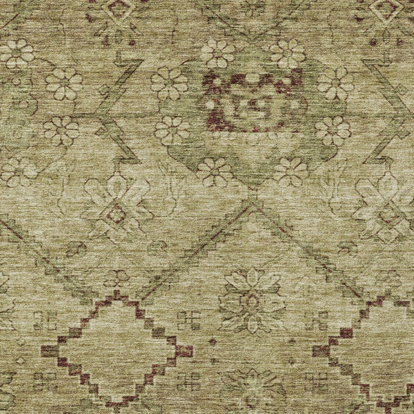 Homeroots 3' Inviting Floral Washable Area Rug For Indoor And Outdoor Spaces – Durable, Stain-resistant Design 9' X 12' Polyester 588886