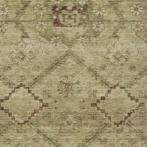 Homeroots 3' Inviting Floral Washable Area Rug For Indoor And Outdoor Spaces – Durable, Stain-resistant Design 10' X 14' Polyester 588887