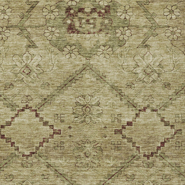 Homeroots 3' Inviting Floral Washable Area Rug For Indoor And Outdoor Spaces – Durable, Stain-resistant Design 10' X 14' Polyester 588887