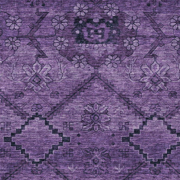 Homeroots 3' Inviting Floral Washable Area Rug For Indoor And Outdoor Spaces – Durable, Stain-resistant Design 8' X 10' Polyester 588891