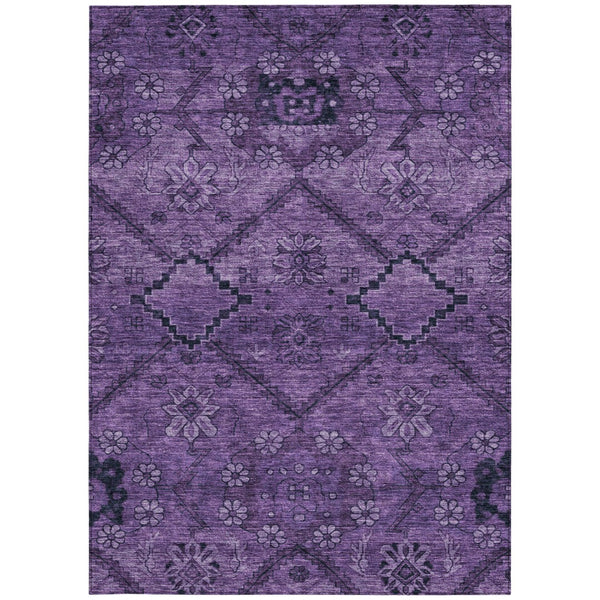 Homeroots 3' Inviting Floral Washable Area Rug For Indoor And Outdoor Spaces – Durable, Stain-resistant Design 10' X 14' Polyester 588893