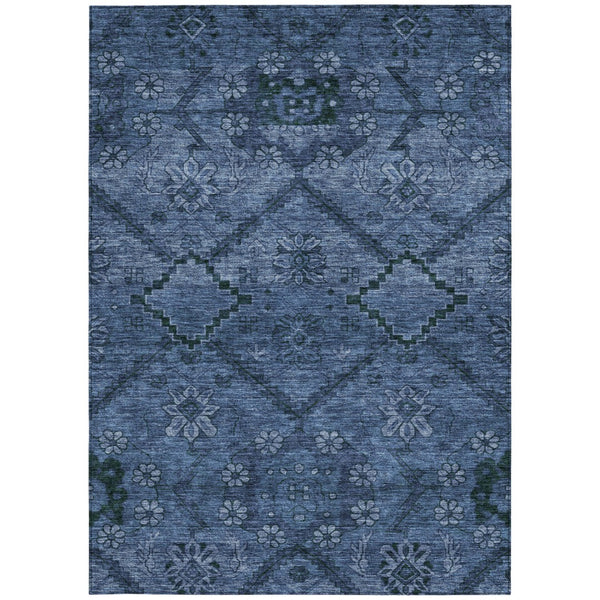 Homeroots 3' Inviting Floral Washable Area Rug For Indoor And Outdoor Spaces – Durable, Stain-resistant Design 3' X 5' Polyester 588894
