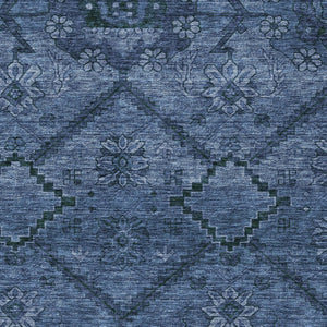 Homeroots 3' Inviting Floral Washable Area Rug For Indoor And Outdoor Spaces – Durable, Stain-resistant Design 5' X 8' Polyester 588895