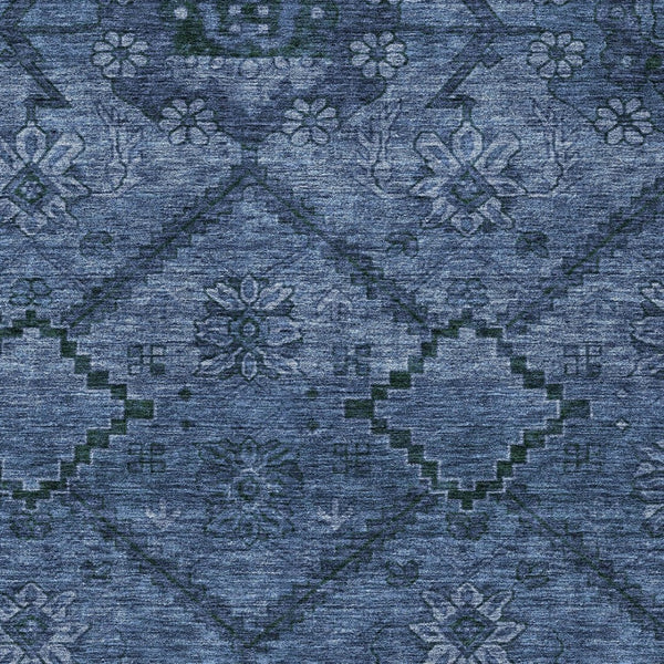 Homeroots 3' Inviting Floral Washable Area Rug For Indoor And Outdoor Spaces – Durable, Stain-resistant Design 5' X 8' Polyester 588895